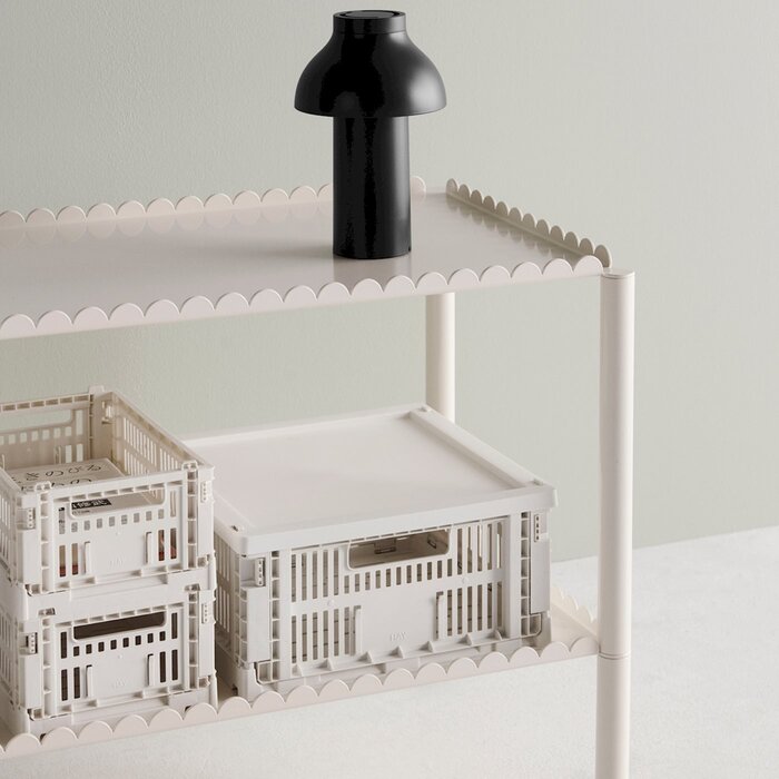 HAY HAY Colour crate lid XL - Plastic Off White - HAY