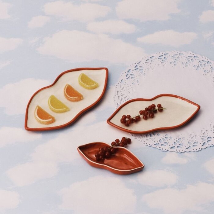 Serax Plat de service lèvres rouges - Serax