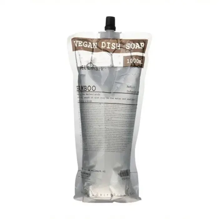 Wellmark Afwasmiddel bamboe refill 1L - Wellmark