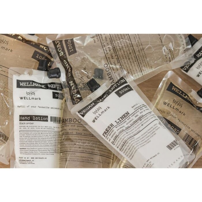 Wellmark Recharge de détergent en bambou 1L - Wellmark