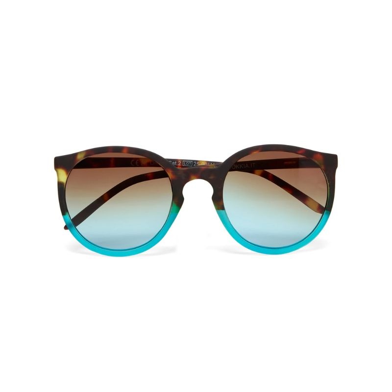 Lunettes De Soleil OKKIA Alessia - Catégorie 3 UV400 - Monture Rose Havana Carrée