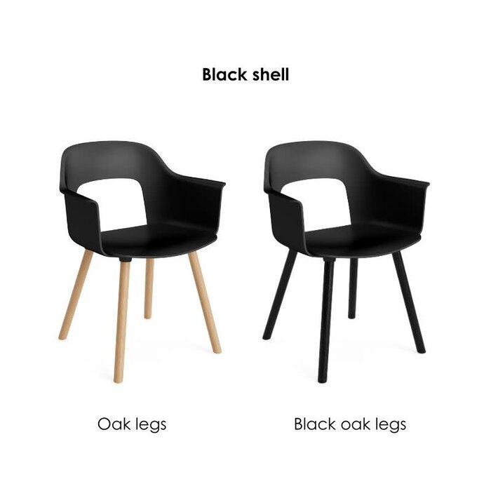 HAY Layout Armchair 221 - Black frame - HAY