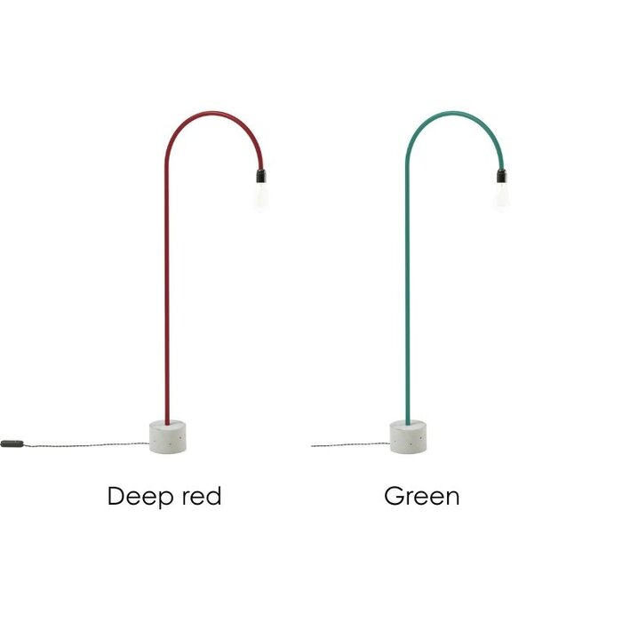 bultin Bul045 vloerlamp h1400 - concrete grey base