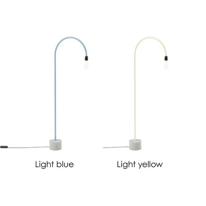 bultin Bul045 lampadaire h1400 - concrete grey base