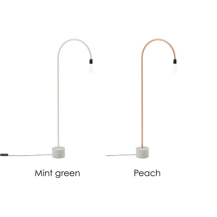 bultin Bul045 lampadaire h1400 - concrete grey base