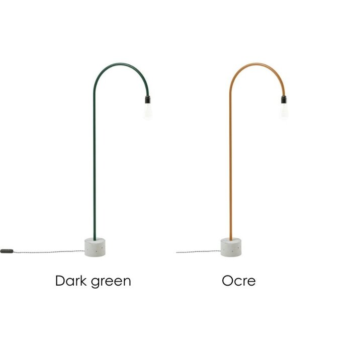 bultin Bul045 vloerlamp h1400 - concrete grey base