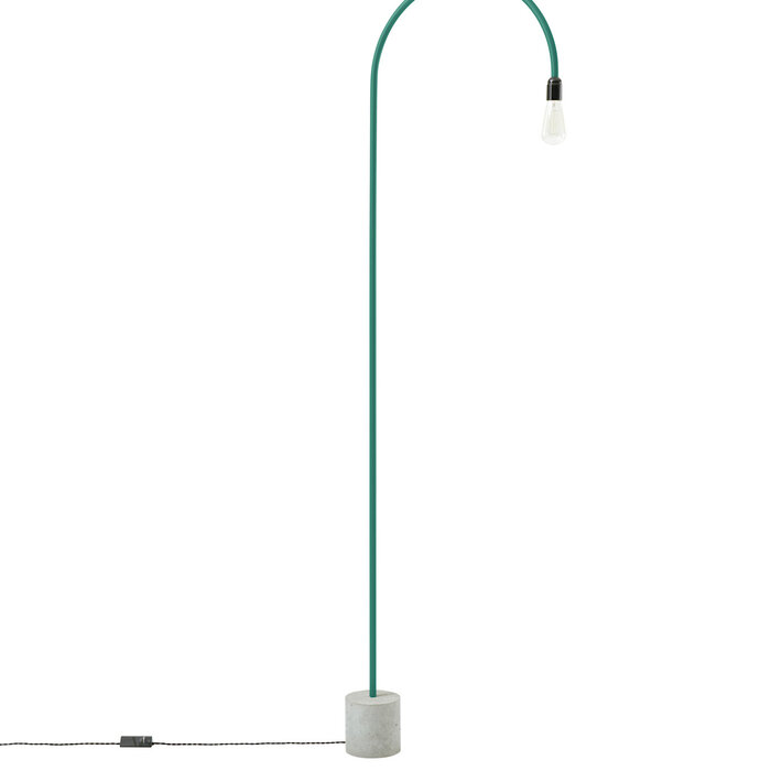 bultin bul055 lampadaire h1400 - concrete grey base