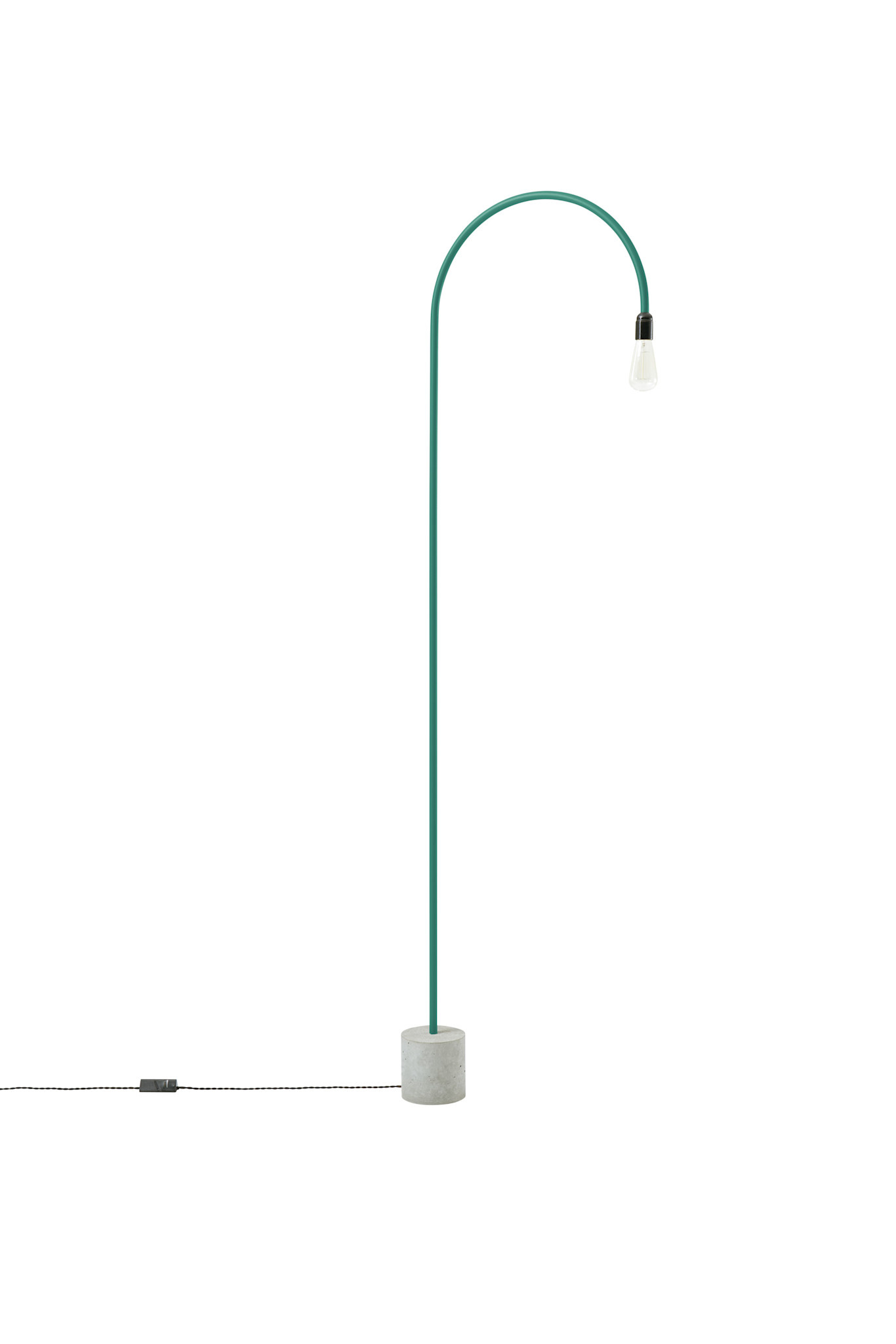 bultin bul055 lampadaire h1400 - concrete grey base