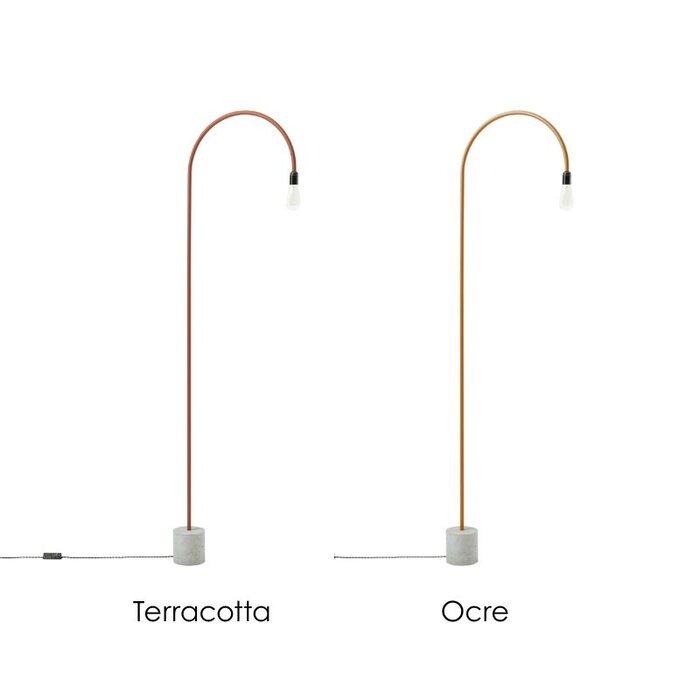 bultin bul055 vloerlamp h2100 - concrete grey base