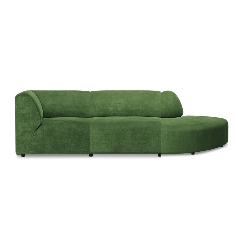 Jax sofa - Royal Green Velvet - showroommodel - HKliving