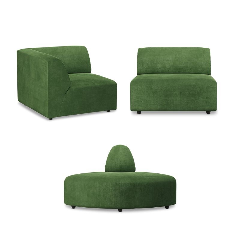 HKliving Jax sofa - Royal Green Velvet - HKliving