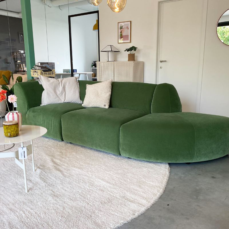Jax sofa - Royal Green Velvet - showroommodel - HKliving