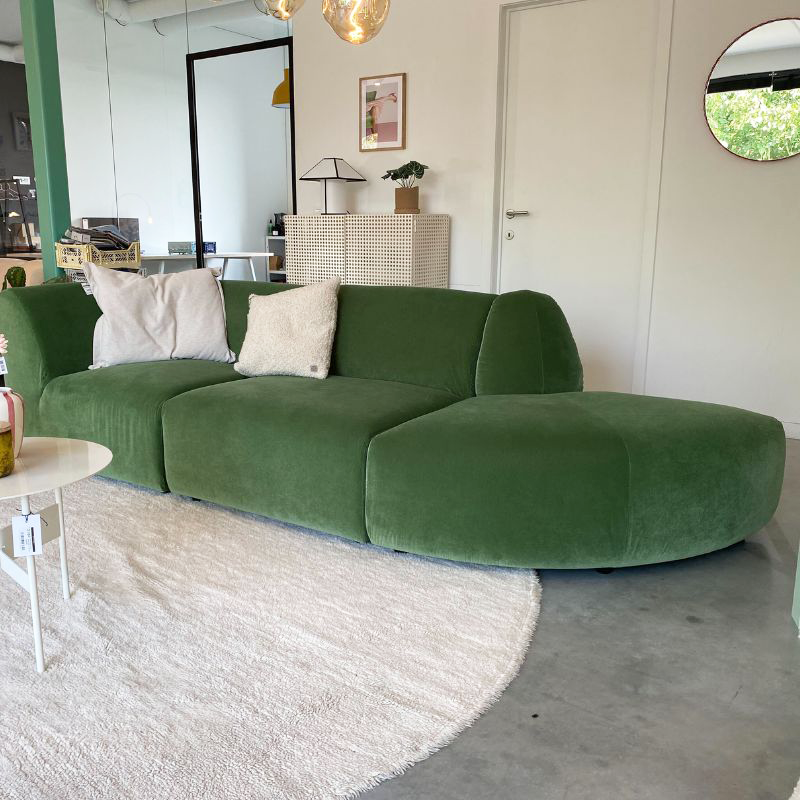 Jax sofa - Royal Green Velvet - showroommodel - HKliving