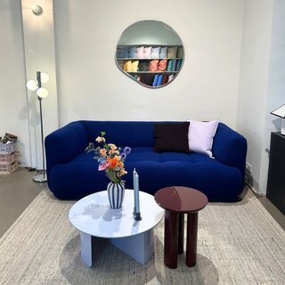 HAY Quilton sofa (showroom) - 2 seater - Turf royal blue