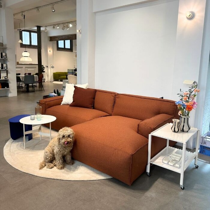 Fest Amsterdam Clay sofa (showroom) - 3-seater - Soil hazel 96 - Fest Amsterdam