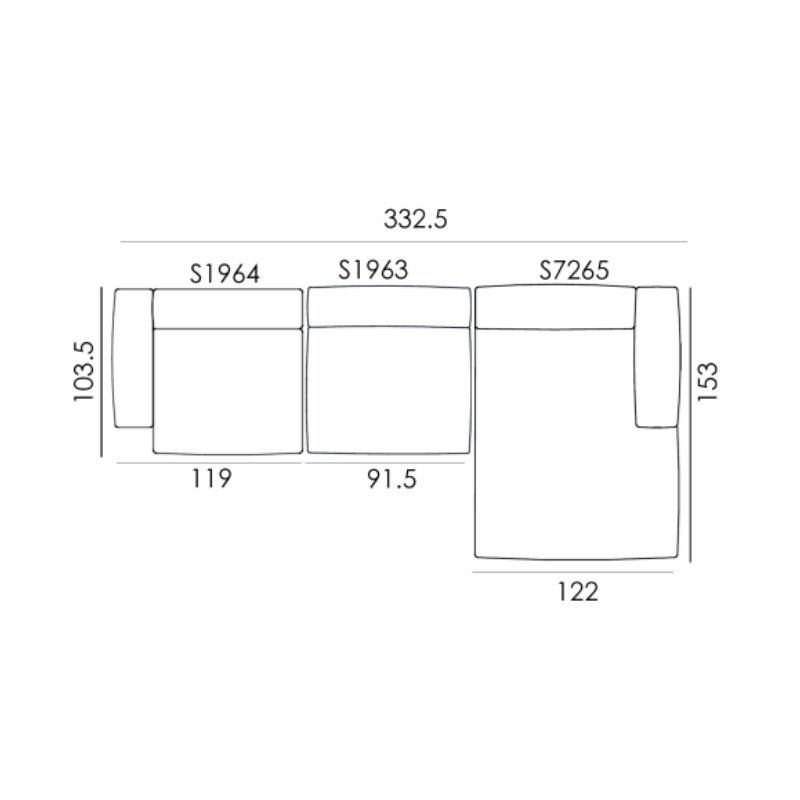 HAY Mags soft low sofa- Bolgheri - HAY