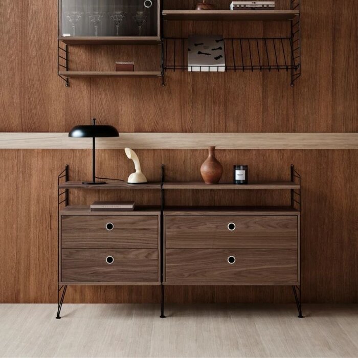 String Commode avec tiroirs 558x30x42 - String