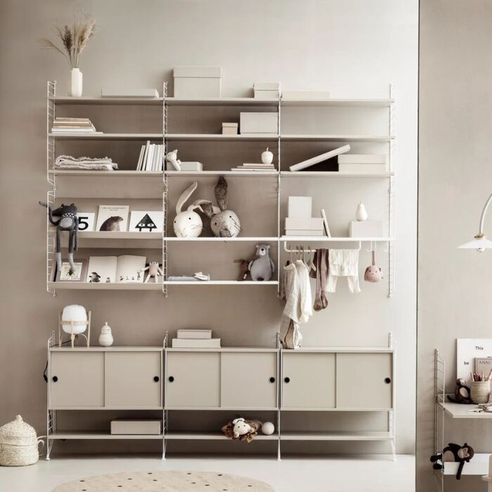 String 3 étagères 78x20cm