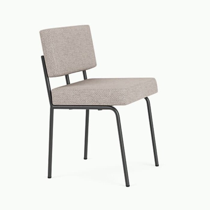 Fest Amsterdam Chaise de salle à manger Monday sans accoudoirs – piètement noir - Fest Amsterdam