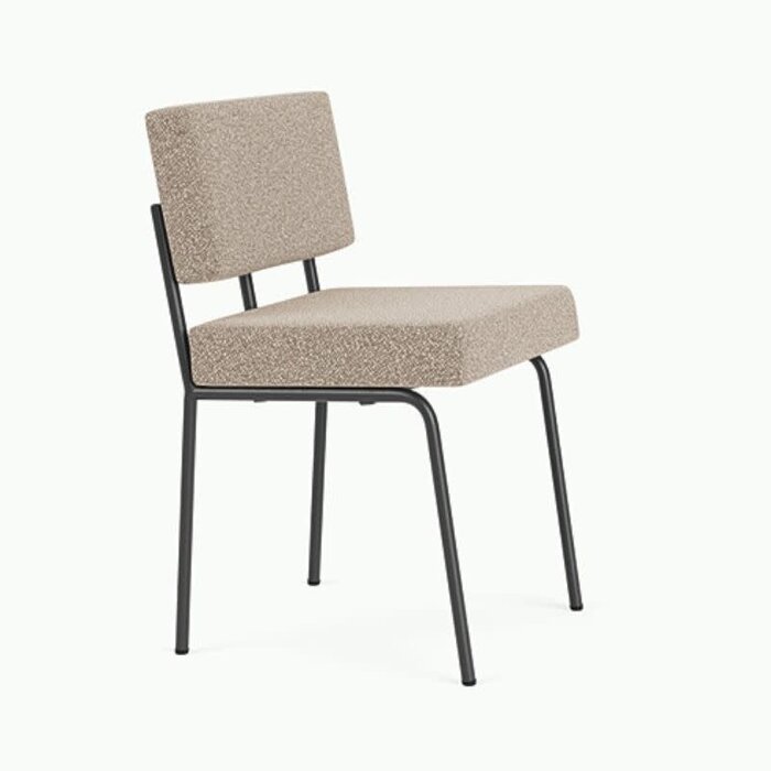 Fest Amsterdam Chaise de salle à manger Monday sans accoudoirs – piètement noir - Fest Amsterdam