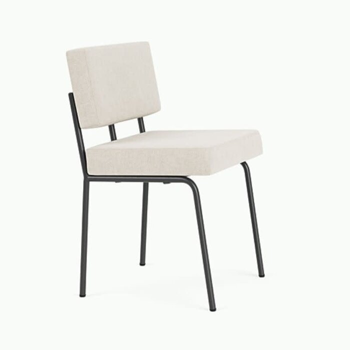 Fest Amsterdam Chaise de salle à manger Monday sans accoudoirs – piètement noir - Fest Amsterdam