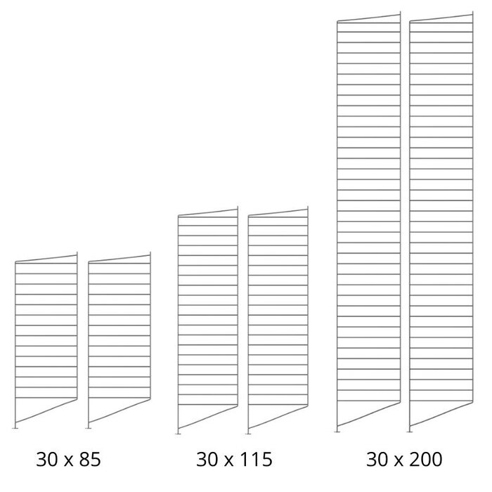 String Montant au sol double
