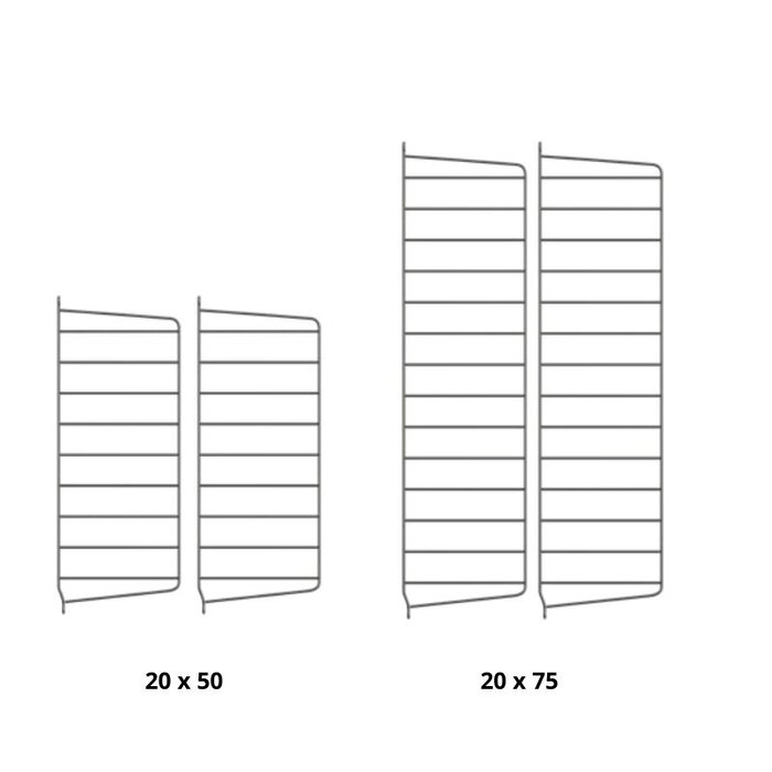 String Montant mural double - String