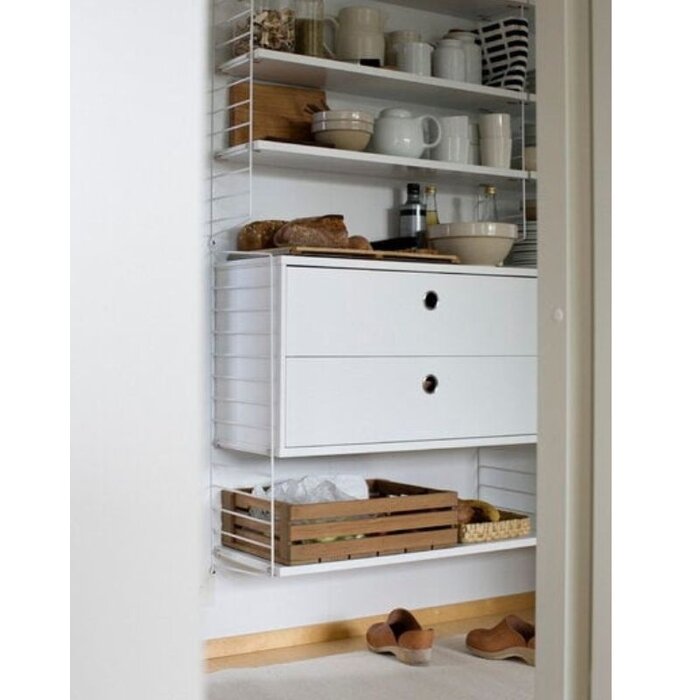 String Montant mural double - String