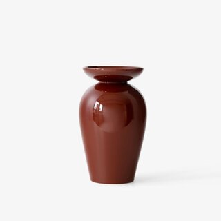 &Tradition Vase Momento - Red Brown