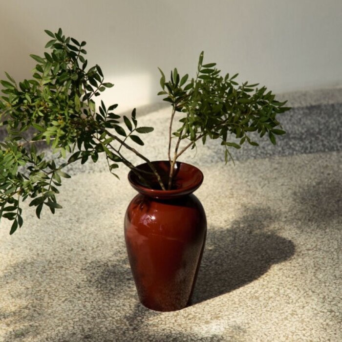 &Tradition Vase Momento - Red Brown - &Tradition