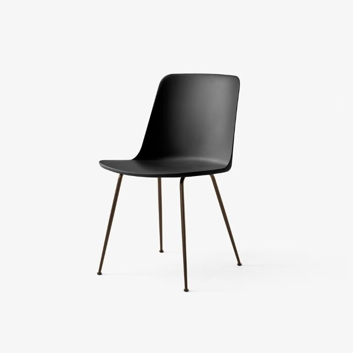 &Tradition Rely HW6 Stoel - Bronzed Tube Base - &Tradition