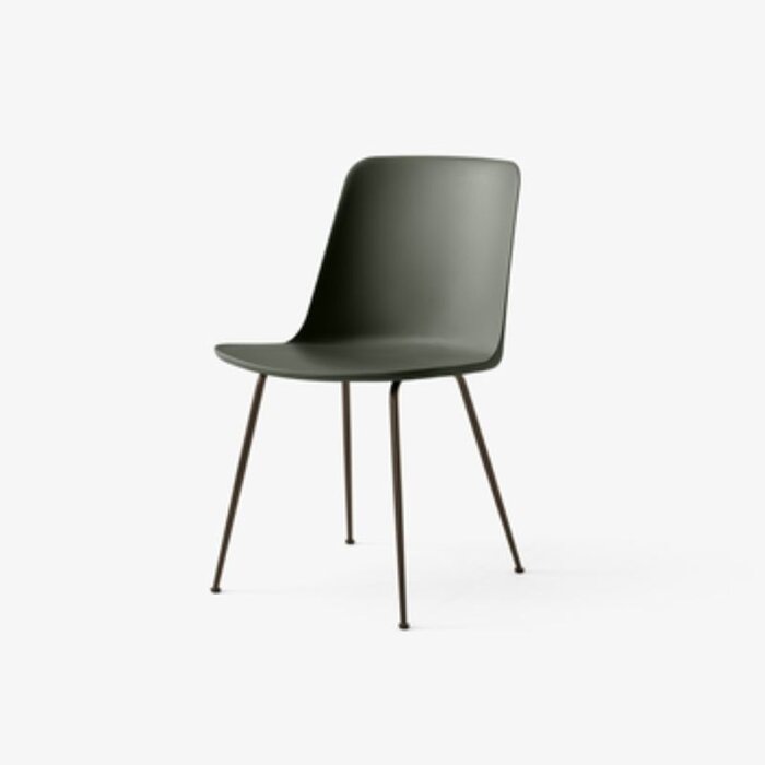 &Tradition Rely HW6 Stoel - Bronzed Tube Base - &Tradition