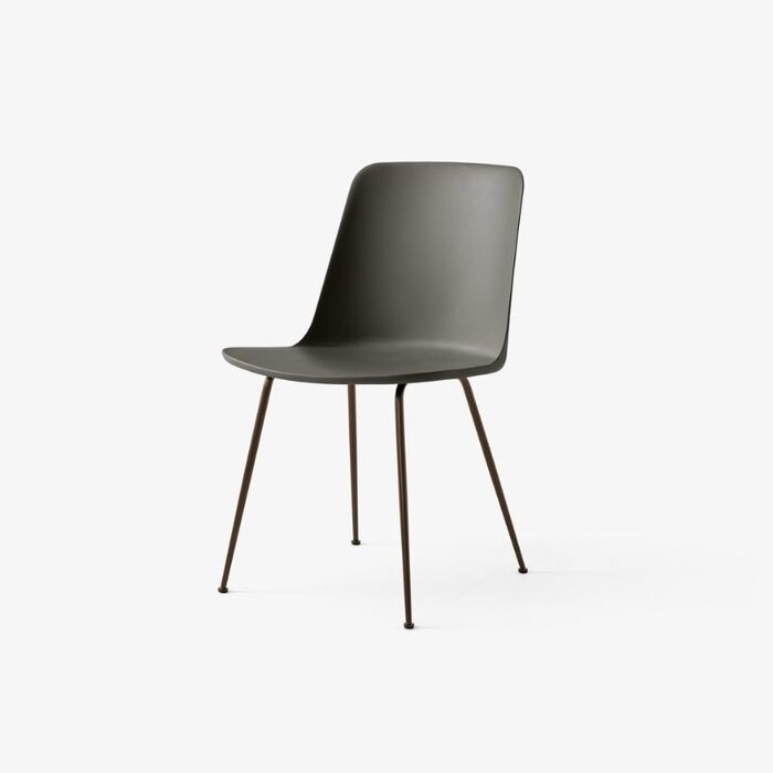 &Tradition Rely HW6 Stoel - Bronzed Tube Base - &Tradition