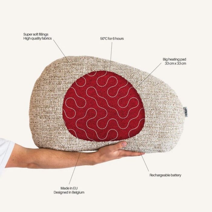 Opoggi Coussin chauffant Wabi - 70x45 cm - Opoggi