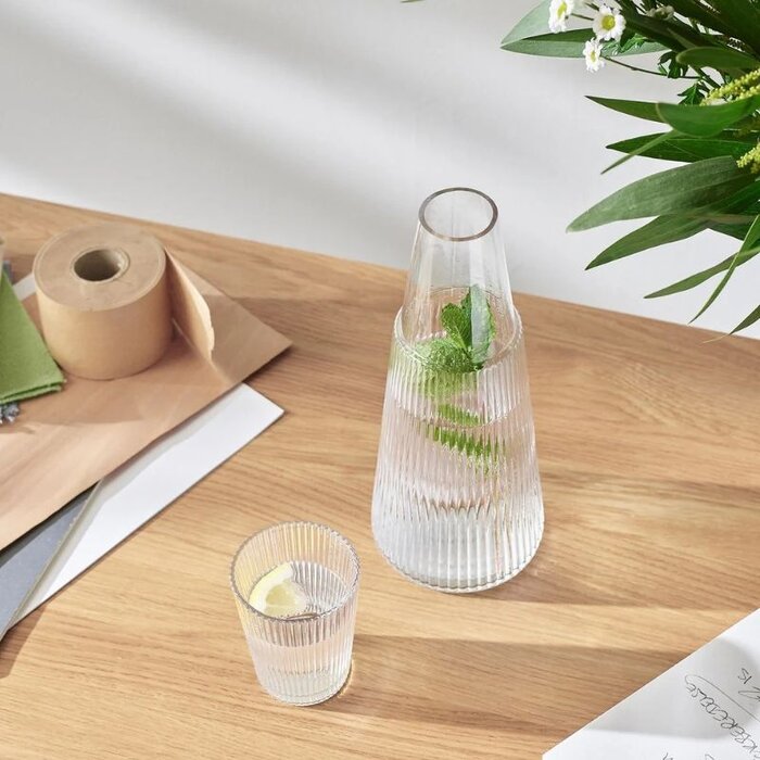 Stelton Carafe + verre Pilastro - Clear - Stelton