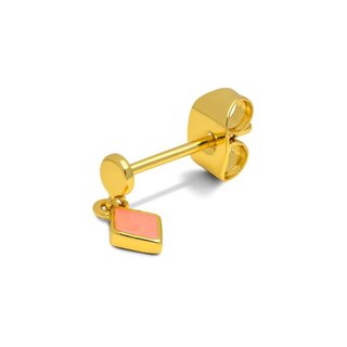 LULU Copenhagen Oorring Confetti Dangling (1 stuk) Goud Burnt coral