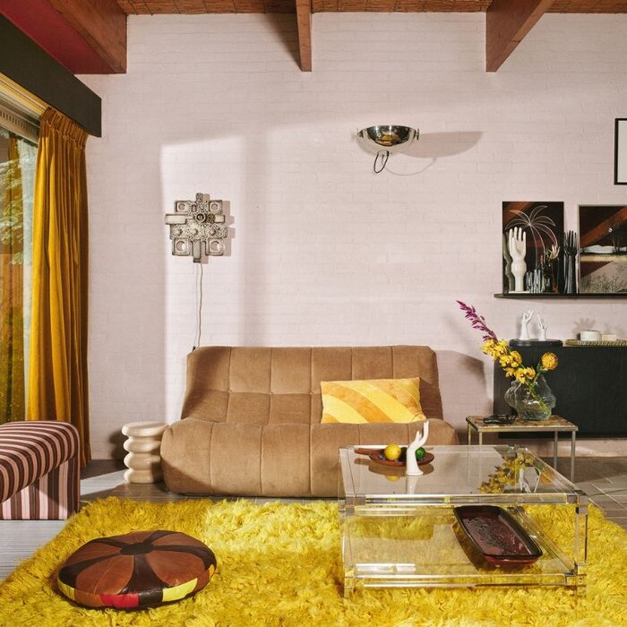 HKliving Table d’appoint Allure crème - HKliving