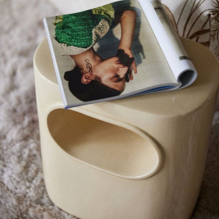 HKliving Table d’appoint Space Crème – HKliving