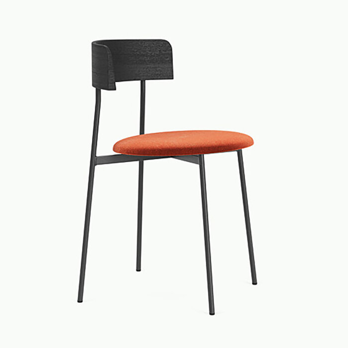 Fest Amsterdam Friday chair zwart - zonder armleuning