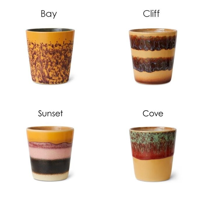 HKliving Tasse à café  230 ml - Céramique - HK Living