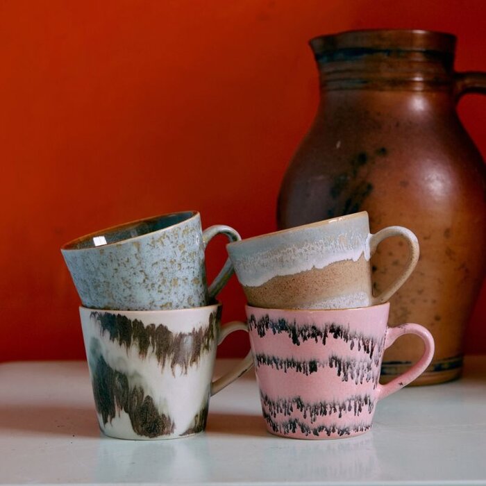 HKliving Cappuccino koffietassen (sets van 4) - HK Living