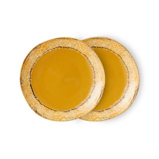 HKliving Assiette à petit-déjeuner (lot de 2)