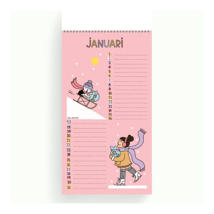 Other brands Eva Mouton - Calendrier d’anniversaire d’Eva