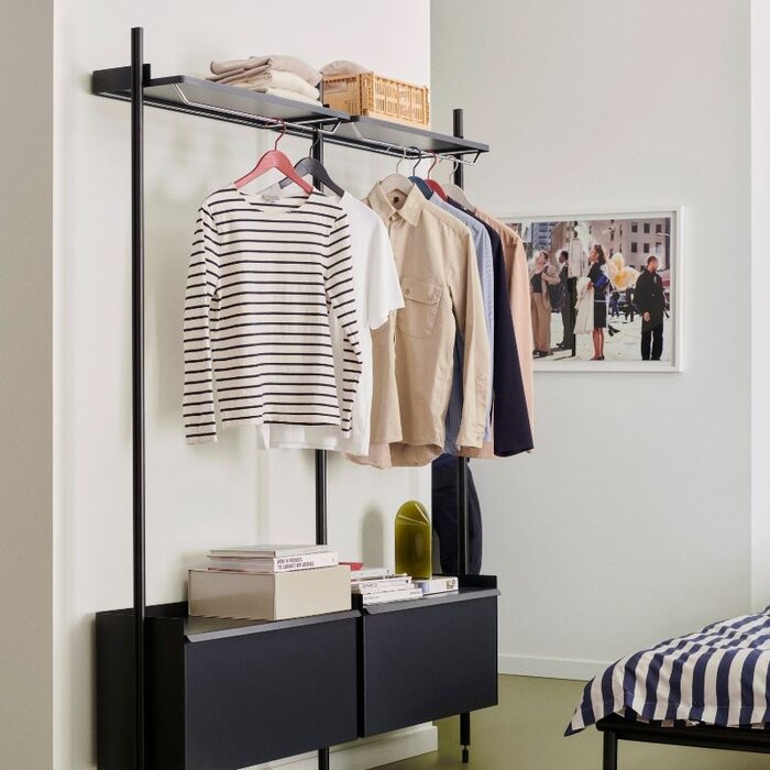 HAY Pier system shelf with hanger - HAY