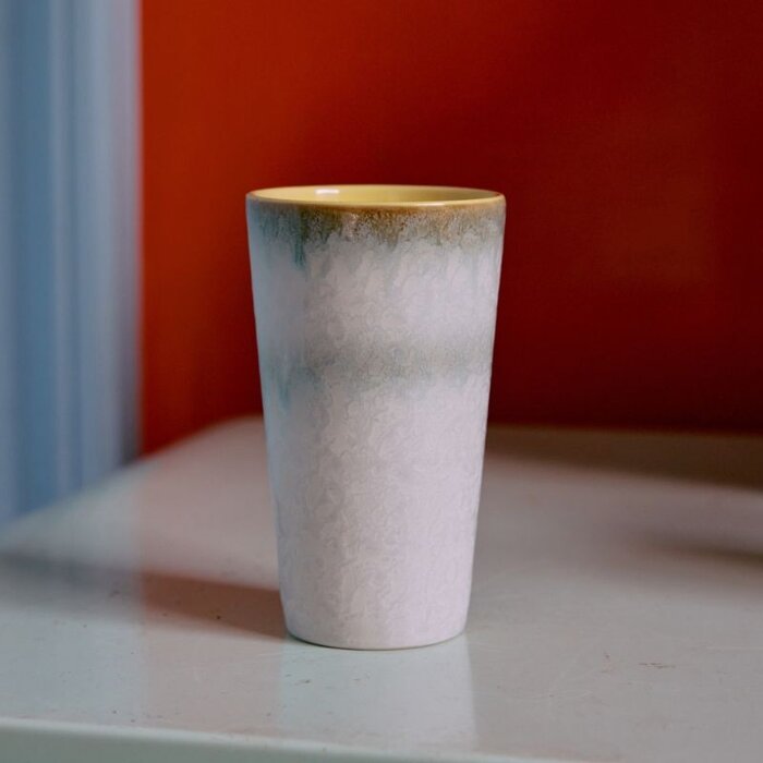 HKliving Tasse à café latte 300ml – Céramique - HKliving