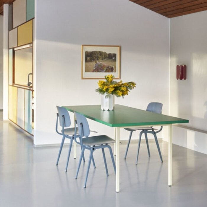 HAY Two-colour table - Green tabletop - HAY