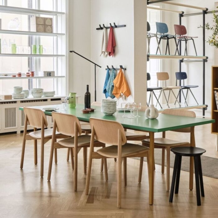 HAY Two-colour table - Green tabletop - HAY