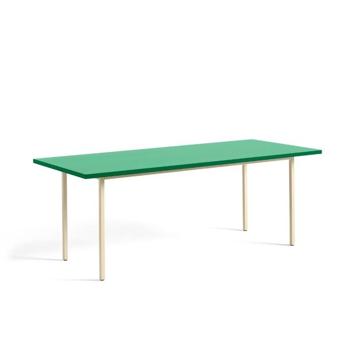 HAY Two-colour table - Green tabletop - HAY