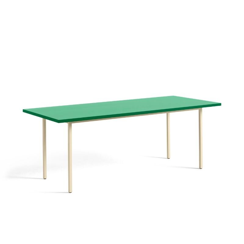 HAY Two-colour table - Green tabletop - HAY