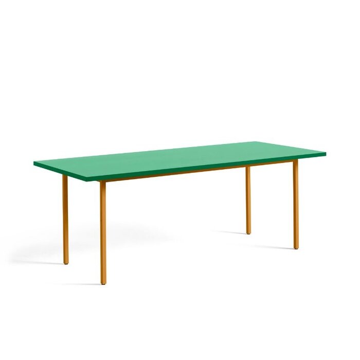 HAY Two-colour table - Green tabletop - HAY
